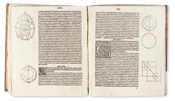 EUCLID.  Elementa geometriae.  1482